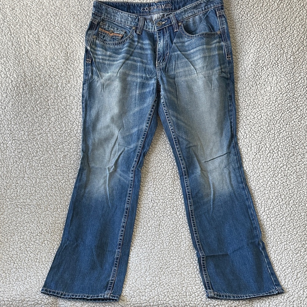 Men's Bootcut Jeans in Classic Blue
